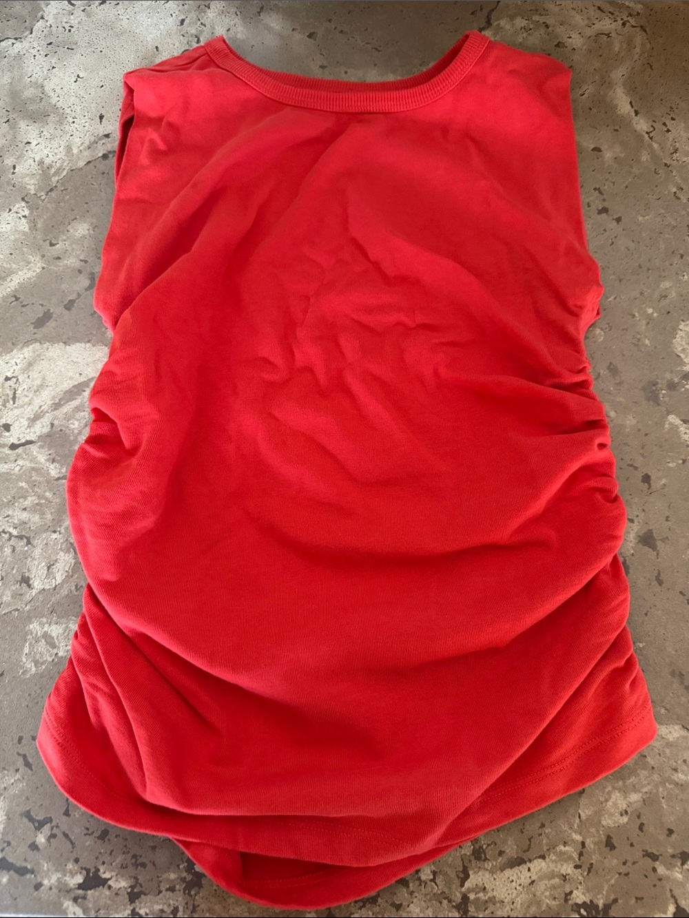 LOFT Bright Red Knit Tank Top